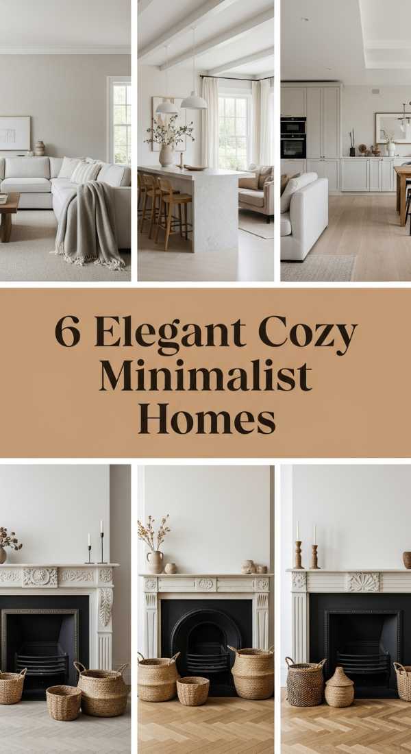 The Art of Cozy Minimalism: How to Create Your Dream Sanctuary 6 Elegant Cozy Minimalist Homes 6a1b22784fdbf