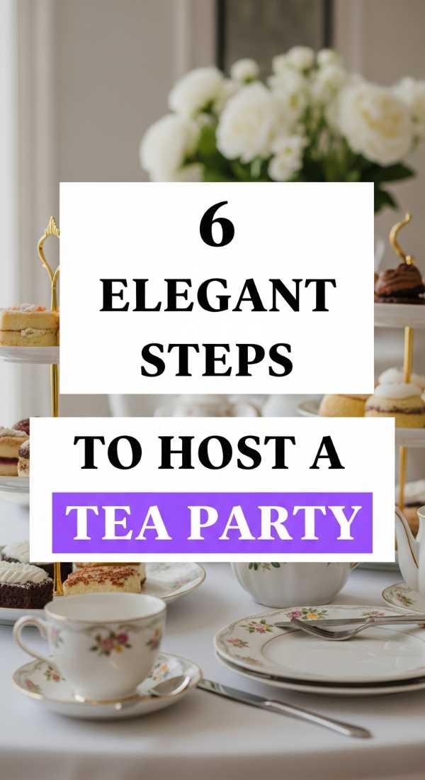 6 Elegant Steps To Host A Tea Party 69f47eec8de03