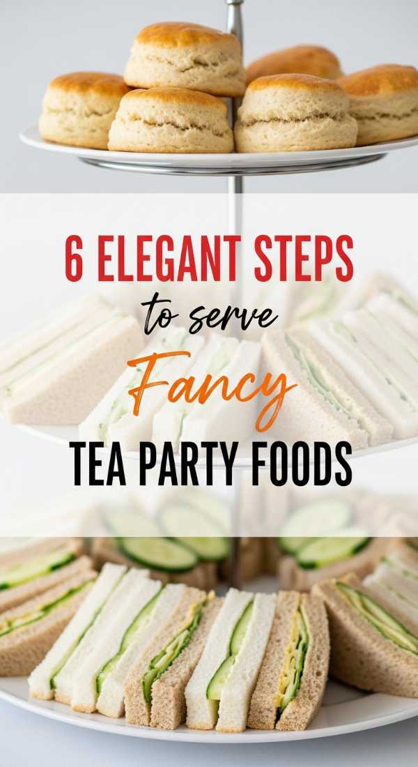 6 Elegant Steps To Serve Classic Tea Party Foods 69f5d74ca6c54