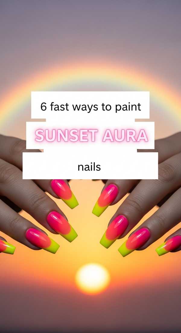 6 Fast Ways To Paint Sunset Aura Nails 6a0598c07ebfb
