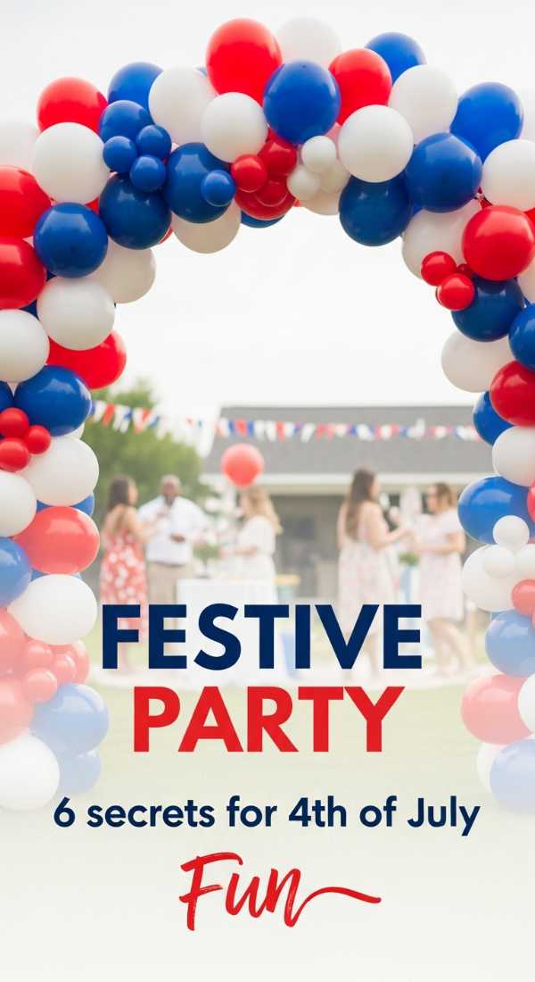 Host the Ultimate Bash: Creative 4th of July DIY Projects for Every Home 6 Festive Secrets For 4th Of July Party Decorations 6a0d98b9bbe72