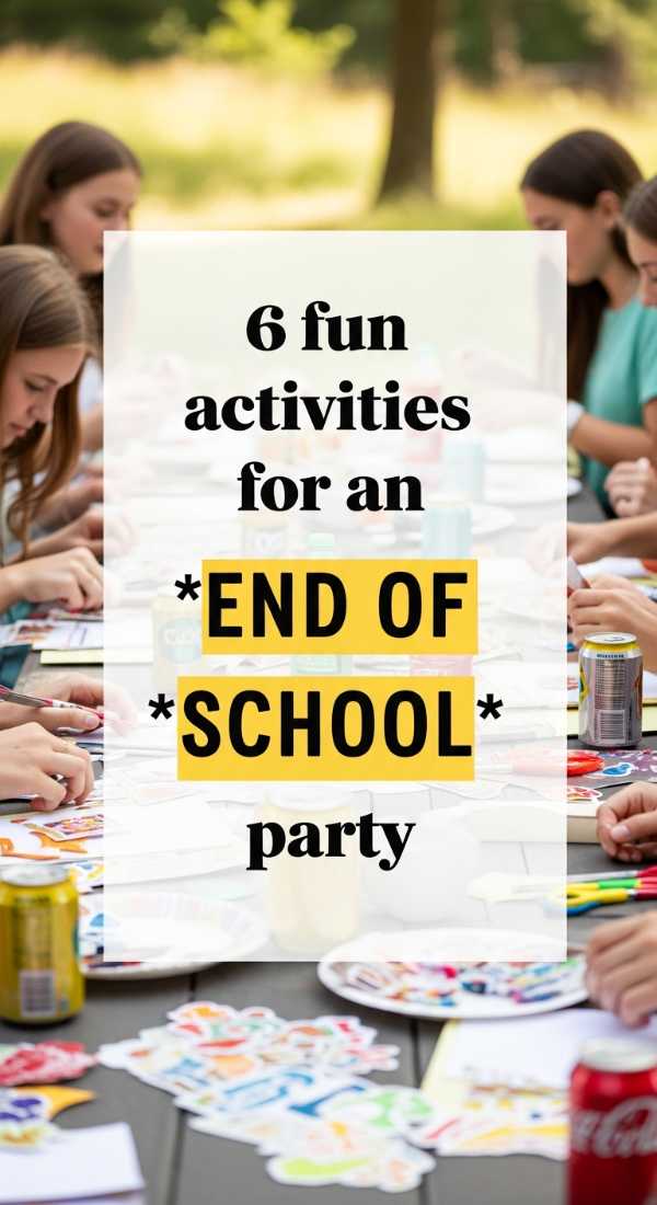 6 Fun Activities For An End Of School Party 6a0de99f1def5