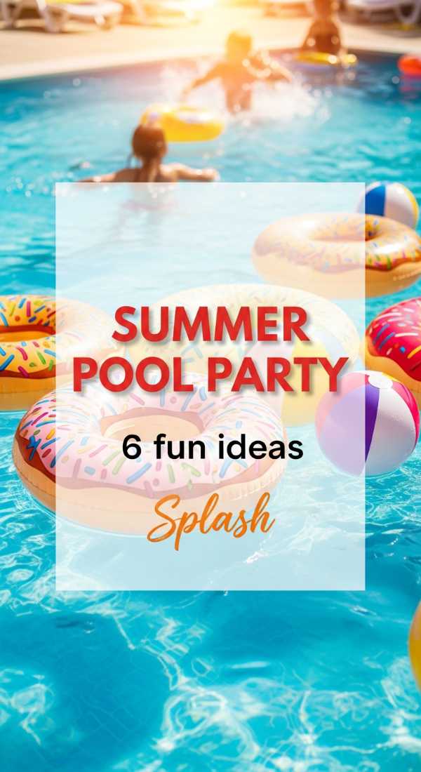 The Ultimate Guide to Planning an Unforgettable Backyard Celebration 6 Fun Ideas To Host A Kids Summer Pool Party 6a0d9ee552364