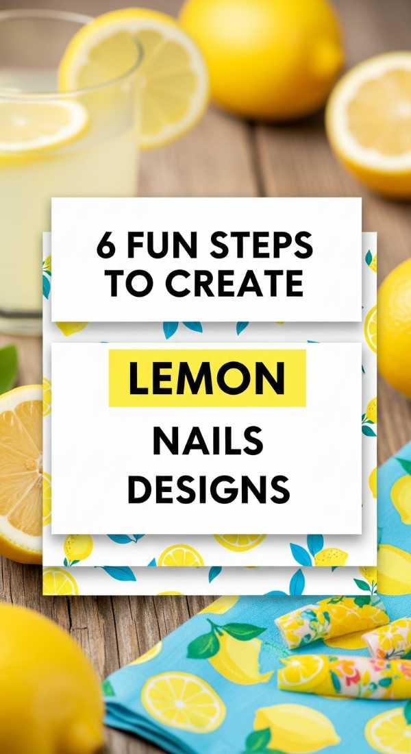 From Pastels to Plums: Your Ultimate 2026 Seasonal Nail Guide 6 Fun Steps To Create Lemon Nails Designs 6a0595cf4910d