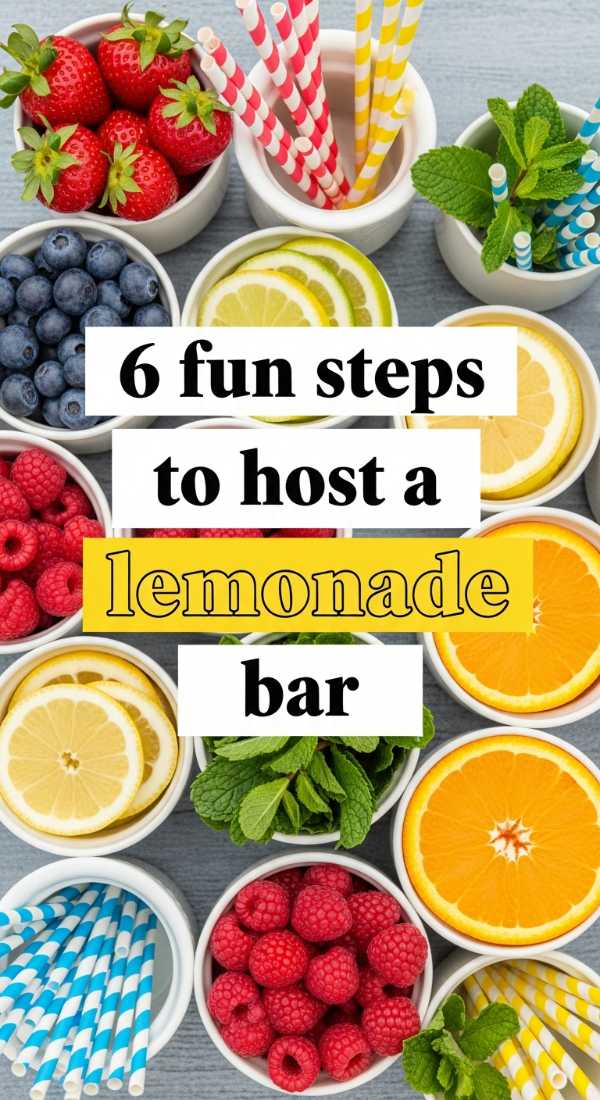 6 Fun Steps To Host A Lemonade Bar 6a00183234e3a