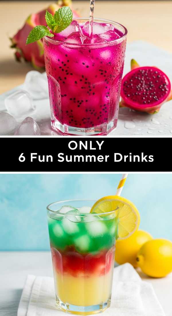 6 Fun Summer Drink Ideas 6a043fe735494