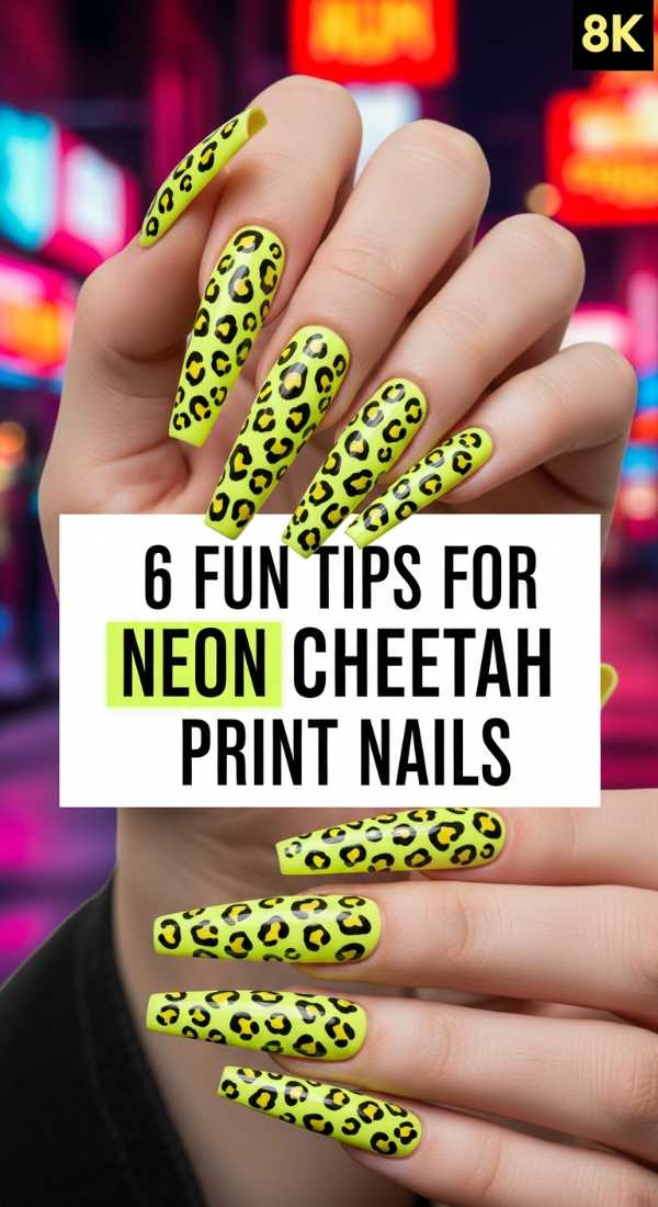 6 Fun Tips For Neon Cheetah Print Nails 6a05a3da49d99