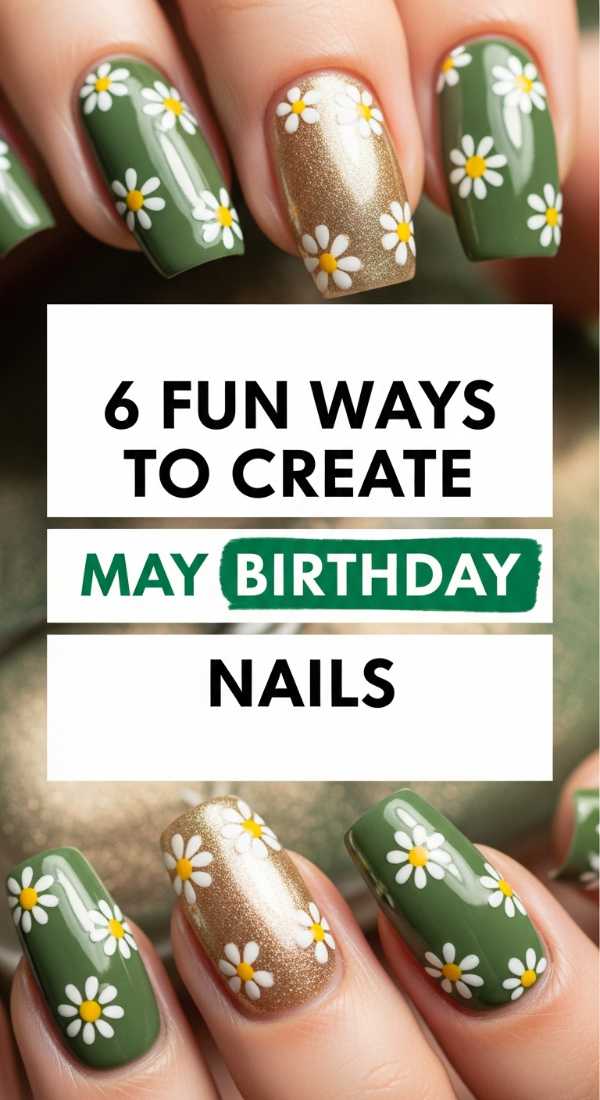 6 Fun Ways To Create May Birthday Nails 6a05a143e94fe