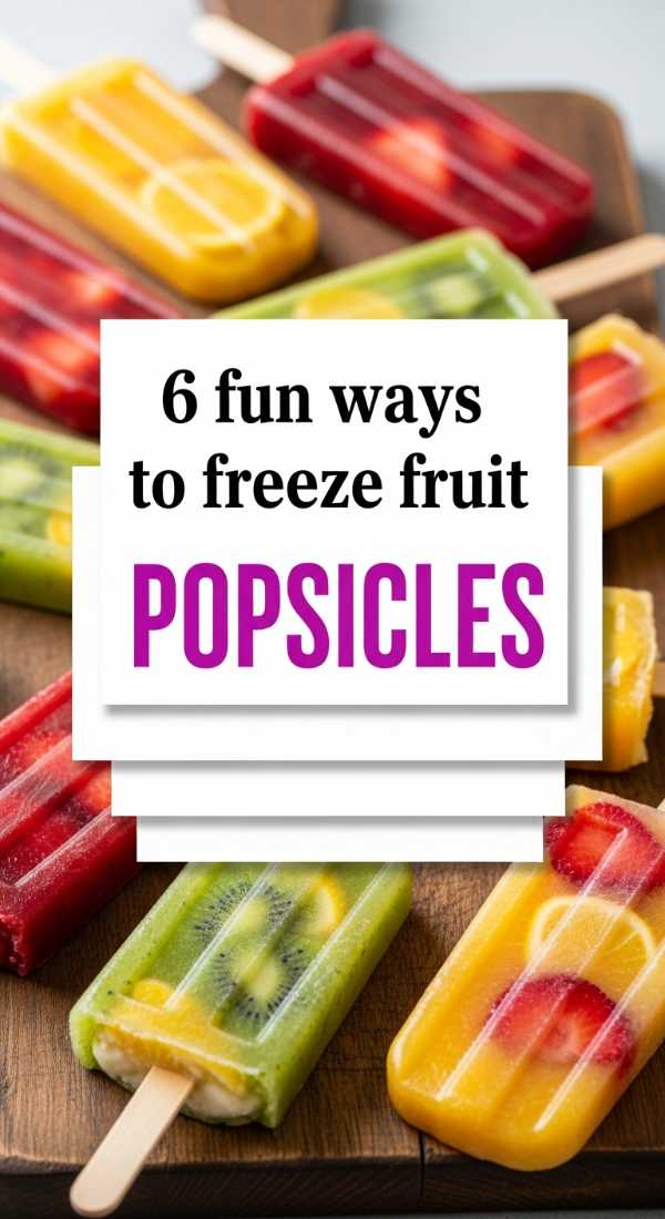 Sizzling Flavors: Your Ultimate Guide to Summer Cooking 6 Fun Ways To Freeze Fruit Popsicles 6a070cd419118