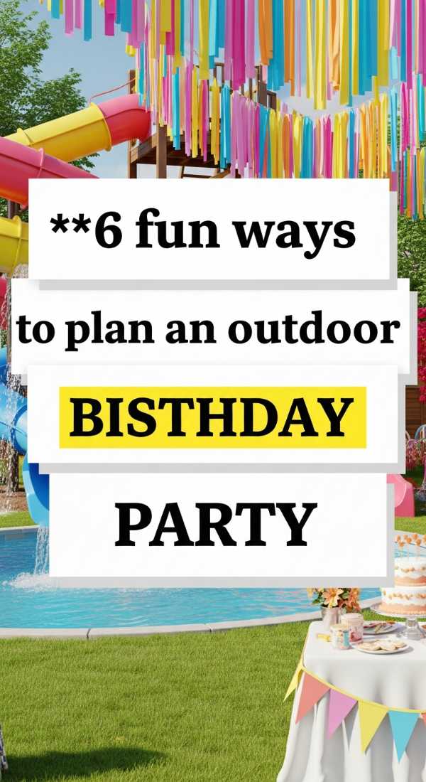 6 Fun Ways To Plan An Outdoor Birthday Party 69fc2d714a3ea