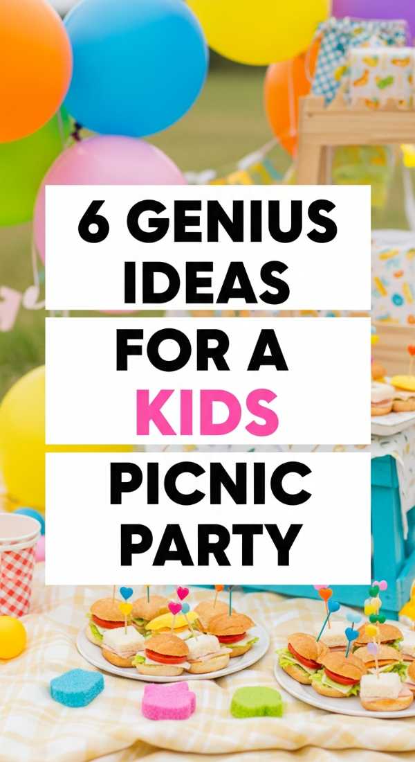 6 Genius Ideas For A Kids Picnic Party 6a021b14313b3