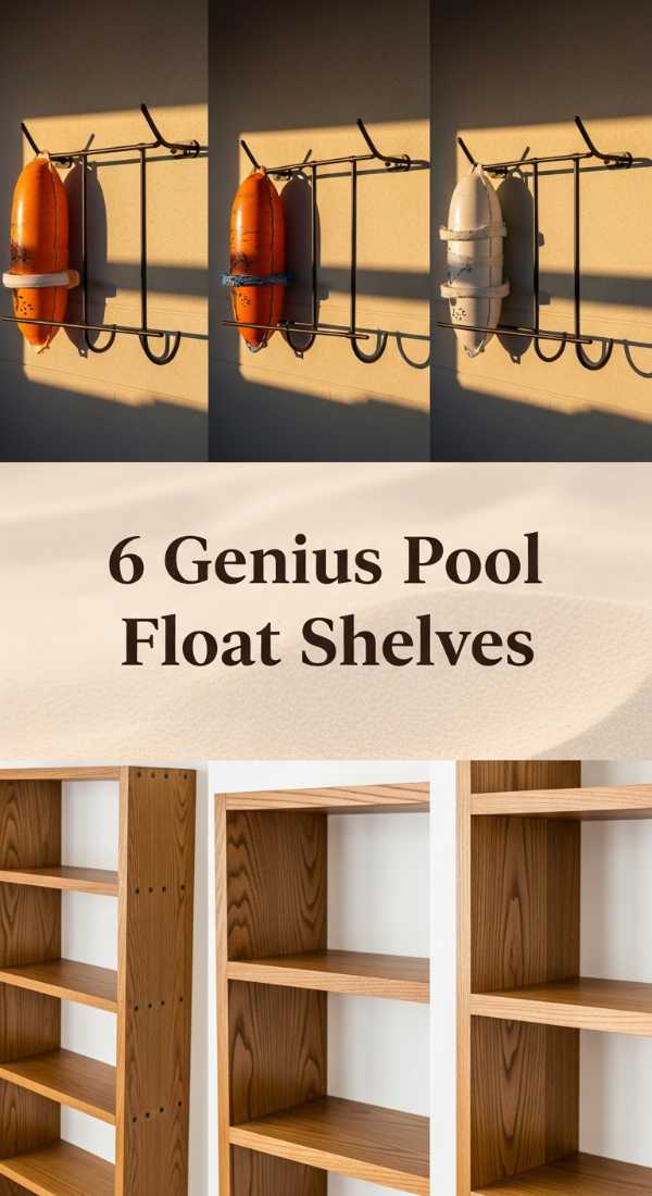 6 Genius Pool Float Shelves 69f48f3596010