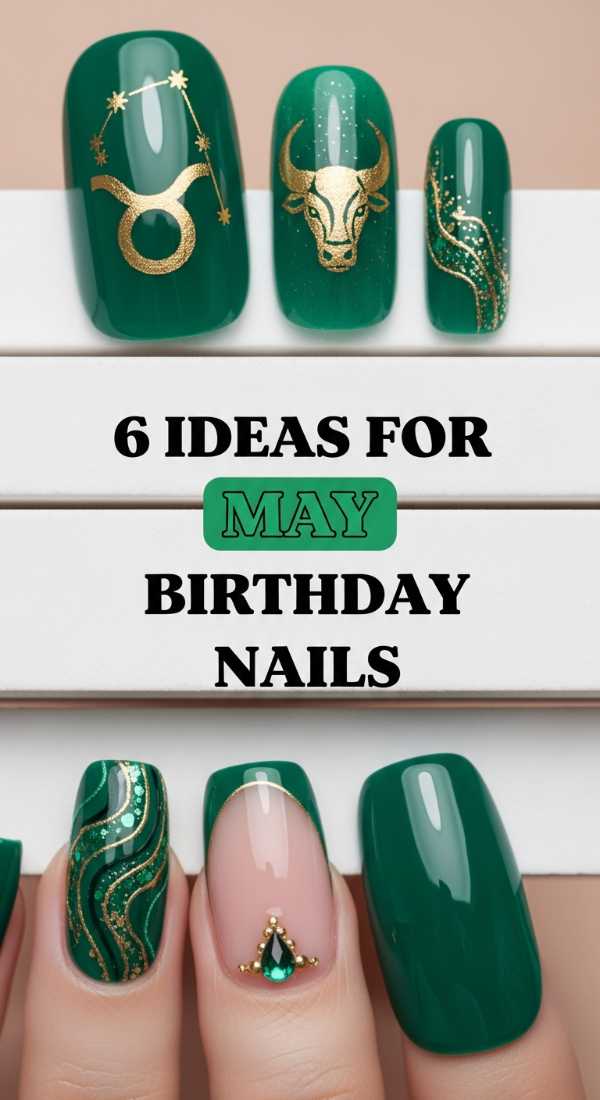 6 Ideas For May Birthday Nails 6a05a705f3e50