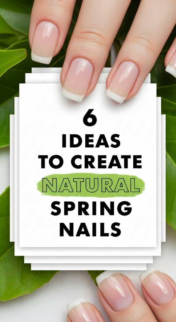 6 Ideas To Create Natural Spring Nails 69fb98839b542