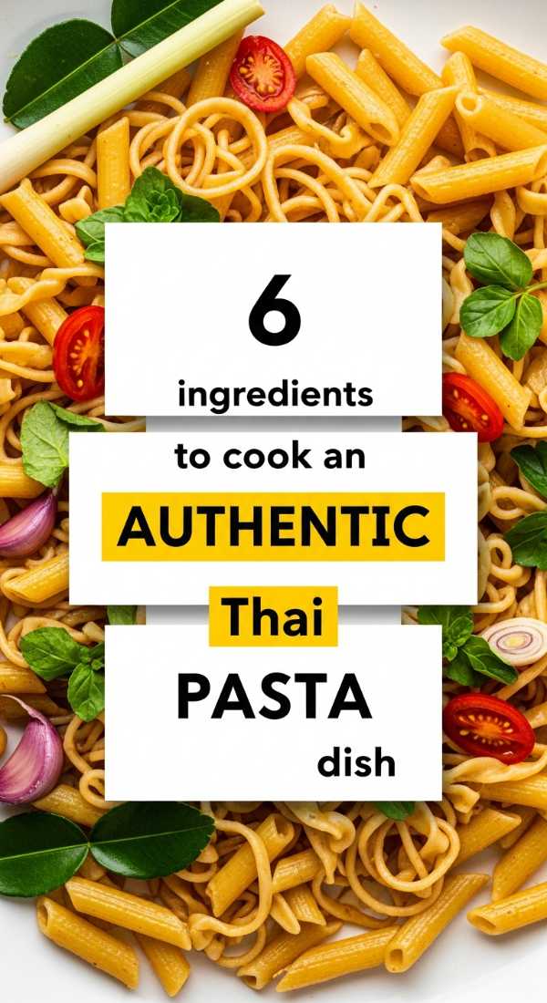 From Bangkok to Bologna: Irresistible Thai Fusion Pasta Masterpieces 6 Ingredients To Cook An Authentic Thai Pasta Dish 6a10a0ab017a1