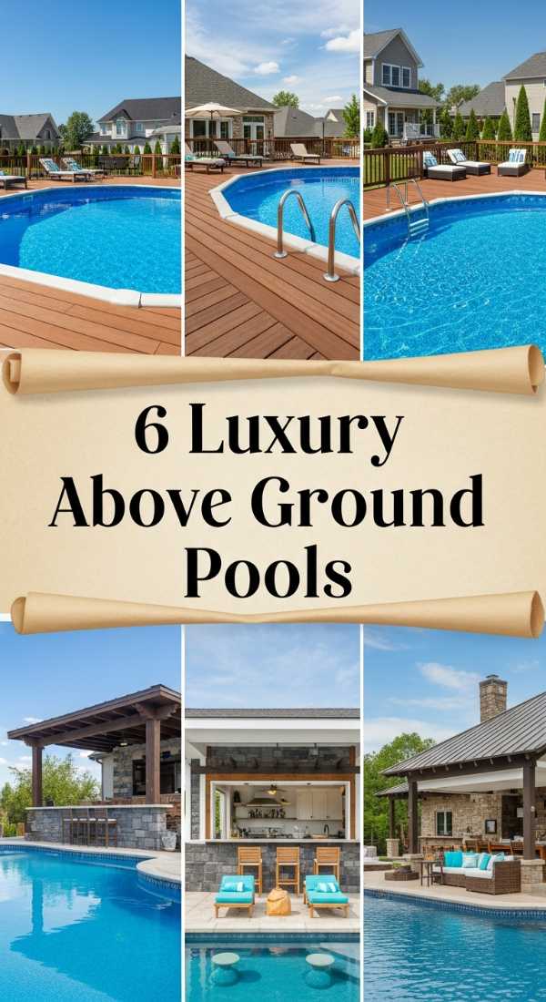 6 Luxury Above Ground Pools 6a04b7884ccc3
