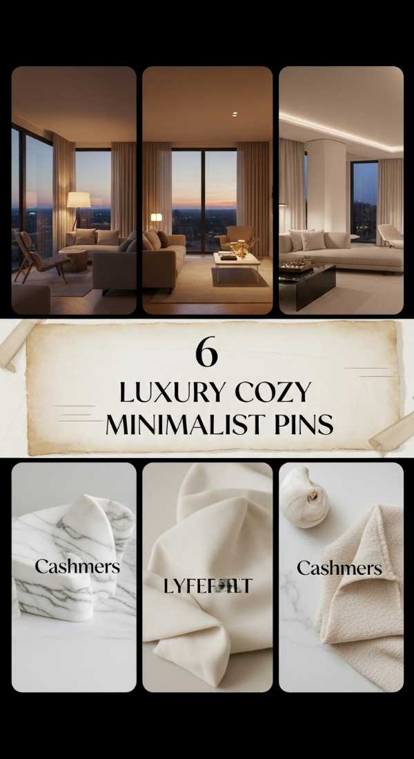6 Luxury Cozy Minimalist Pins 6a1b0c3fcb019