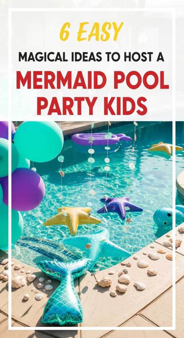 The Pool Party Checklist: Everything You Need for a Sun-Soaked Celebration 6 Magical Ideas To Host A Mermaid Pool Party For Kids 6a0dbfaa26db5