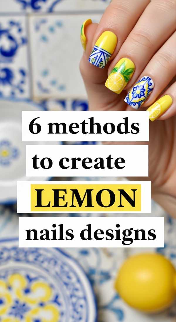 6 Methods To Create Lemon Nails Designs 6a058db7a952b