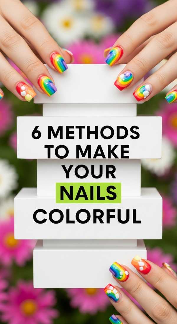 6 Methods To Make Your Nails Colorful 6a0f1137cb4c1