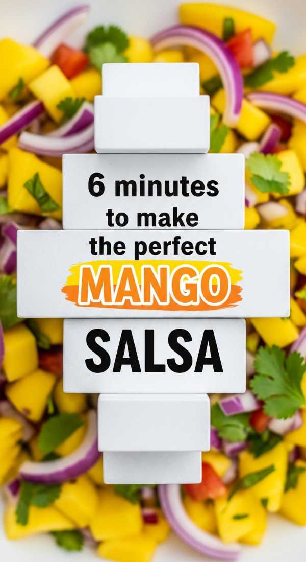 6 Minutes To Make The Perfect Mango Salsa 69fd8aa36bdf6