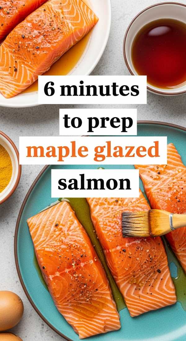 6 Minutes To Prep Maple Glazed Salmon 6a041b099fc0f