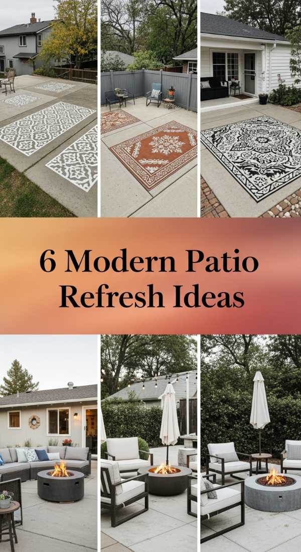 From Basic Backyard to Dreamy Oasis: Your Ultimate Guide to Outdoor Living 6 Modern Patio Refresh Ideas 69fb076daf742