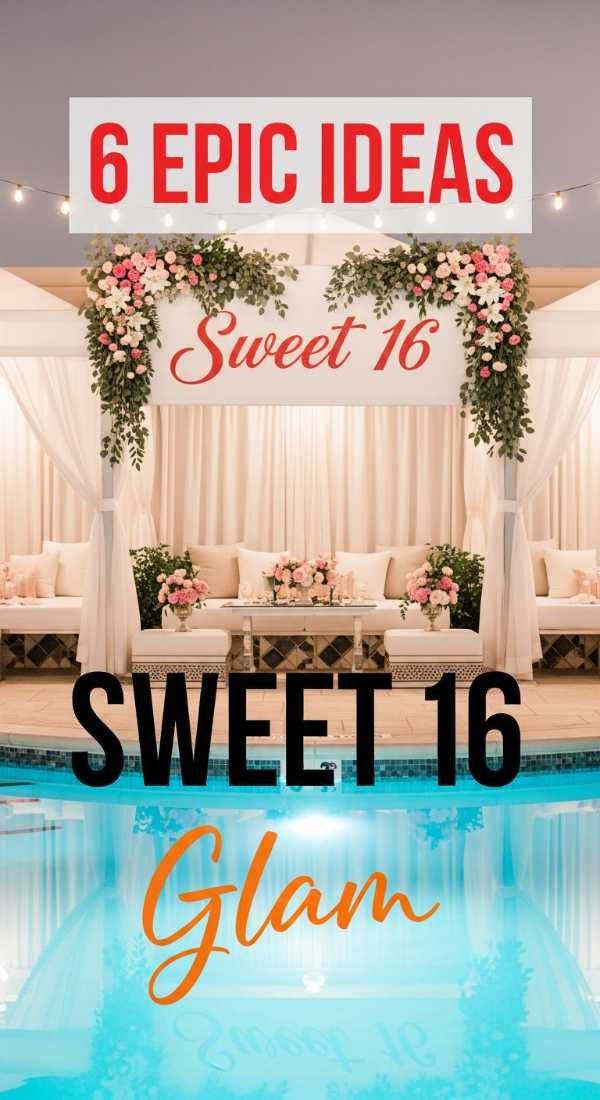 6 Must Have Ideas For A Sweet 16 Pool Party 6a057be0ee4a5
