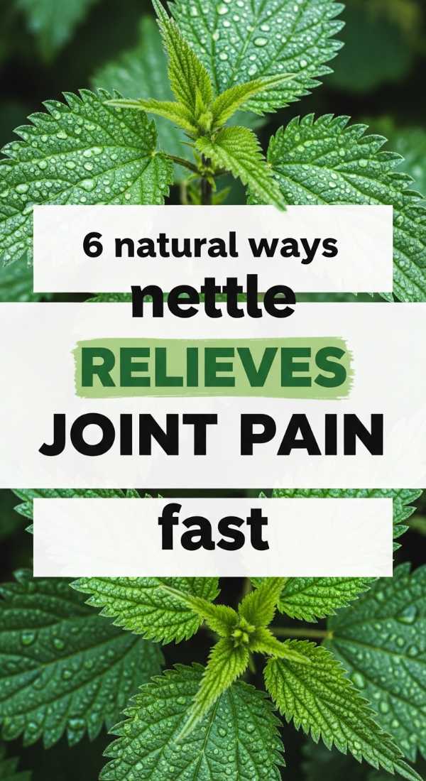 6 Natural Ways Nettle Relieves Joint Pain Fast 69f47b4d3432e