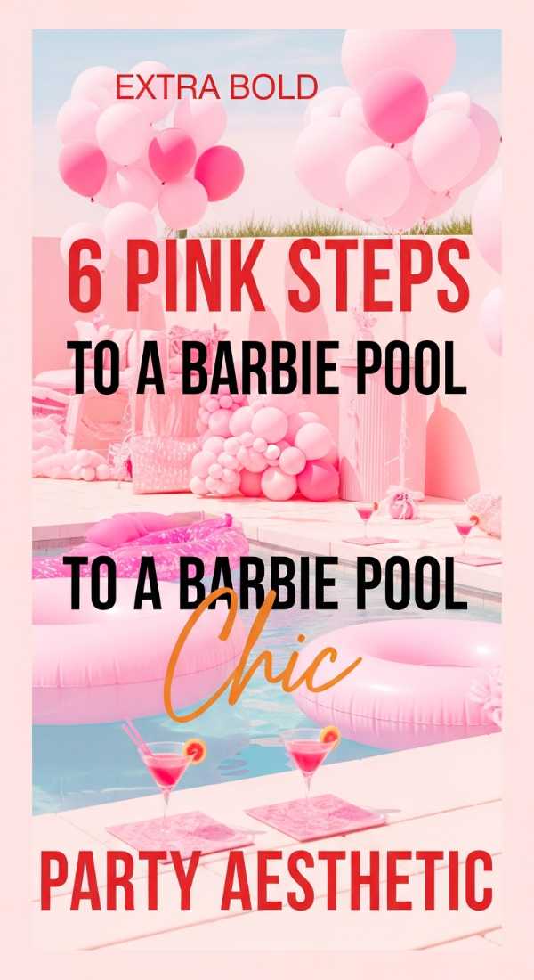 6 Pink Steps To A Barbie Pool Party Aesthetic 6a03131234cb8