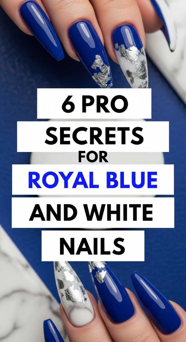 6 Pro Secrets For Royal Blue And White Nails 69fc7f687d556