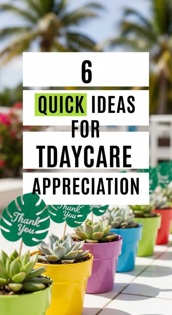 6 Quick Ideas For Daycare Teacher Appreciation 6a18a3de87a11