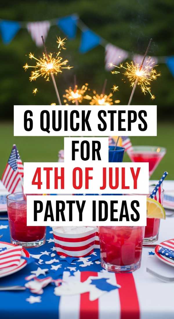 6 Quick Steps For 4th Of July Party Ideas 69fb141568c54