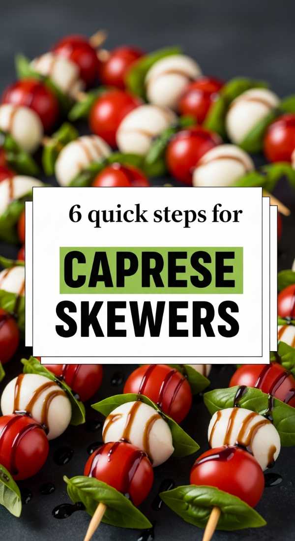 6 Quick Steps For Caprese Skewers 6a142b42aa7c3