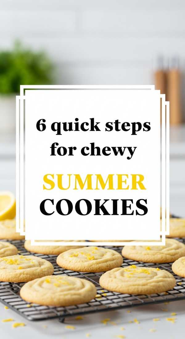 Sizzle and Chill: Your Definitive Guide to Summer Cooking 6 Quick Steps For Chewy Summer Cookies 6a06bc726bcfc