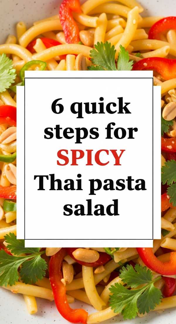 From Scratch to Spectacular: My Journey Through the Ultimate Pasta Masterclass 6 Quick Steps For Spicy Thai Pasta Salad 6a109797b101c