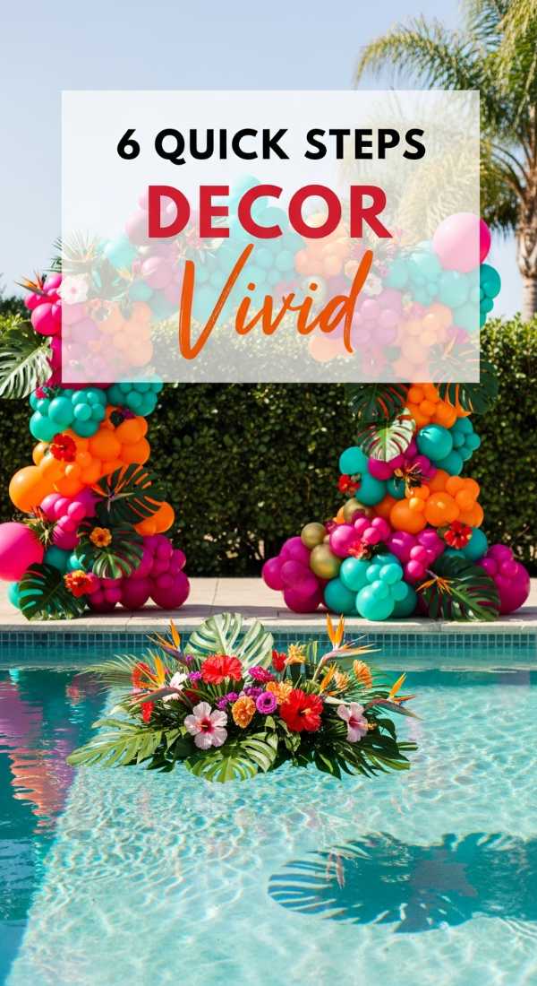 6 Quick Steps For Summer Party Decorations 6a03131fd2453
