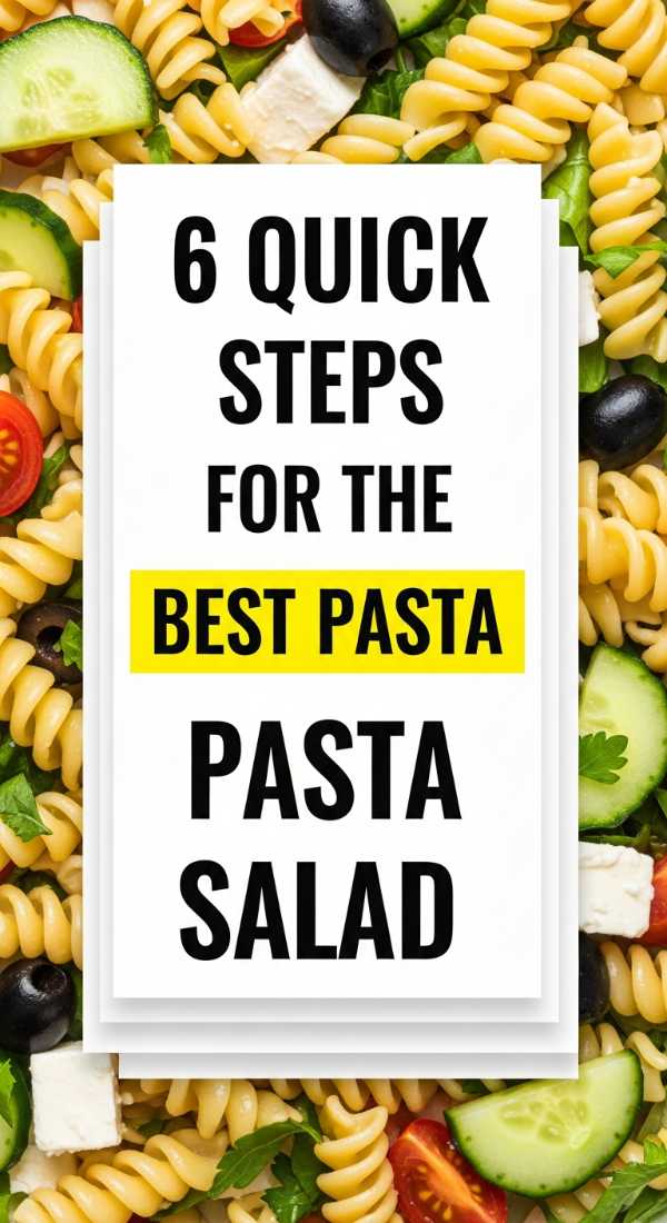 Eat the Rainbow: Colorful Pasta Dishes for Every Occasion 6 Quick Steps For The Best Pasta Salad 6a10a0cf4a270