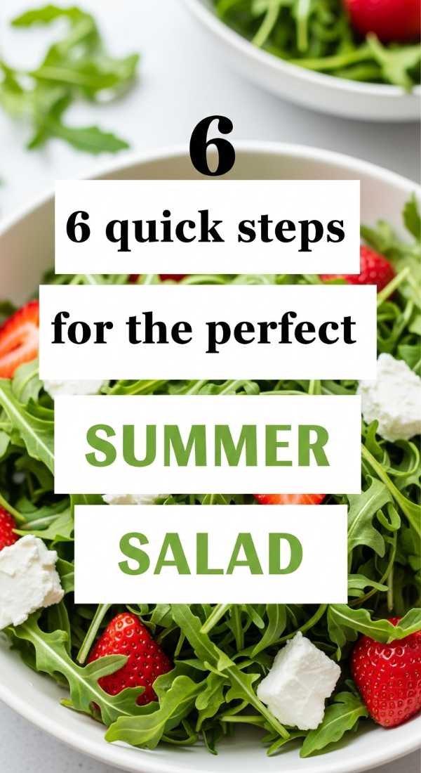 6 Quick Steps For The Perfect Summer Salad 6a06ee44716cd