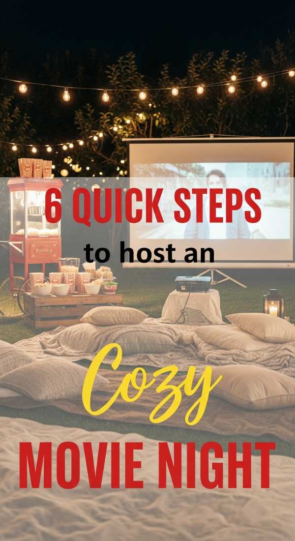 6 Quick Steps To Host An Outdoor Movie Night 6a0db3bd3c4b3