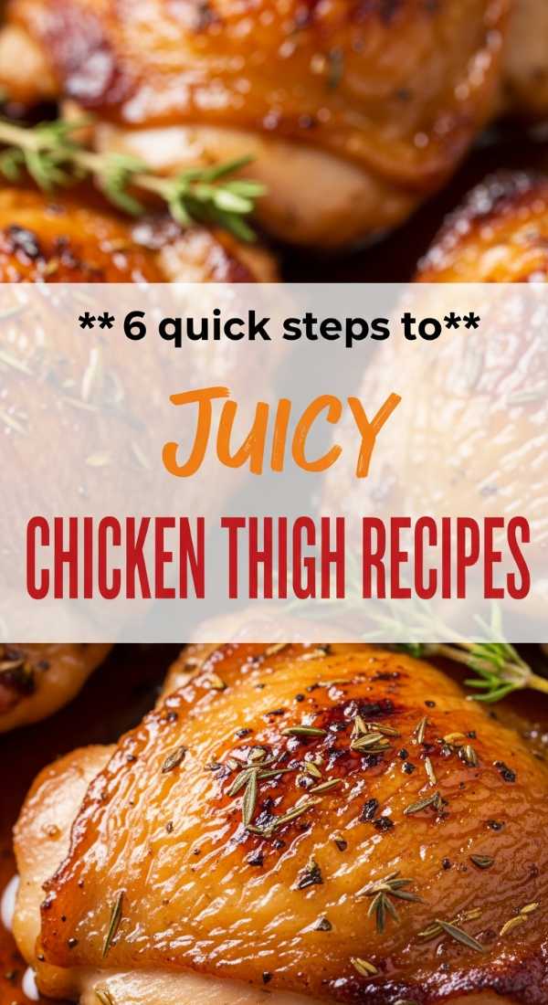 The Secret to Succulent Poultry: A Deep Dive into Thighs & Legs 6 Quick Steps To Juicy Chicken Thigh Recipes 6a1496596b8c1