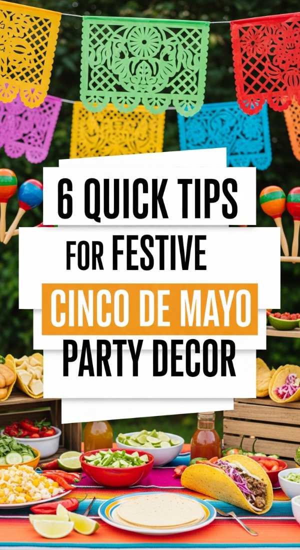 6 Quick Tips For Festive Cinco De Mayo Party Decor 6a021b1babb65