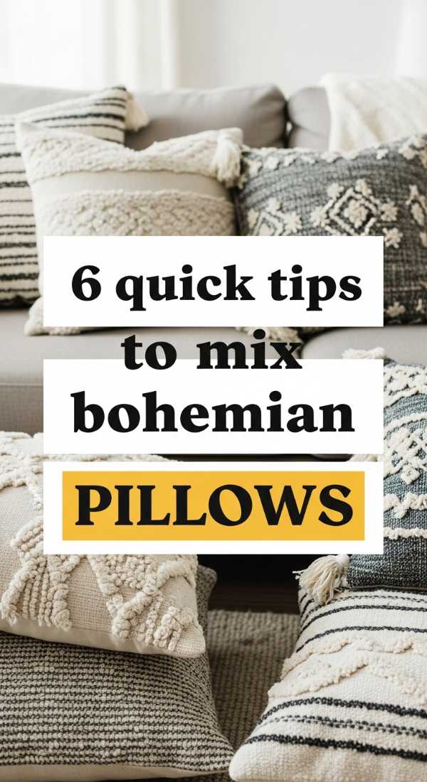 6 Quick Tips To Mix Bohemian Pillows 6a0326f1a2c1d