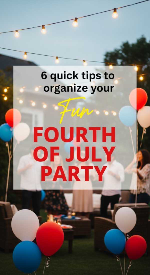 6 Quick Tips To Organize Your Fourth Of July Party 6a0577bb18771