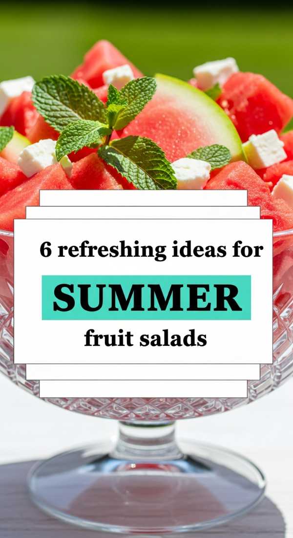 6 Refreshing Ideas For Summer Fruit Salads 6a109f208611e