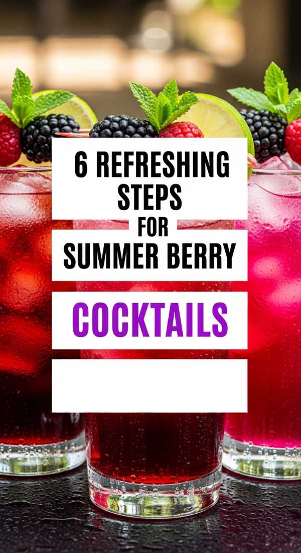 Sun, Sand, and Snacks: Your Ultimate Seasonal Flavor Handbook 6 Refreshing Steps For Summer Berry Cocktails 6a070b562dc3f