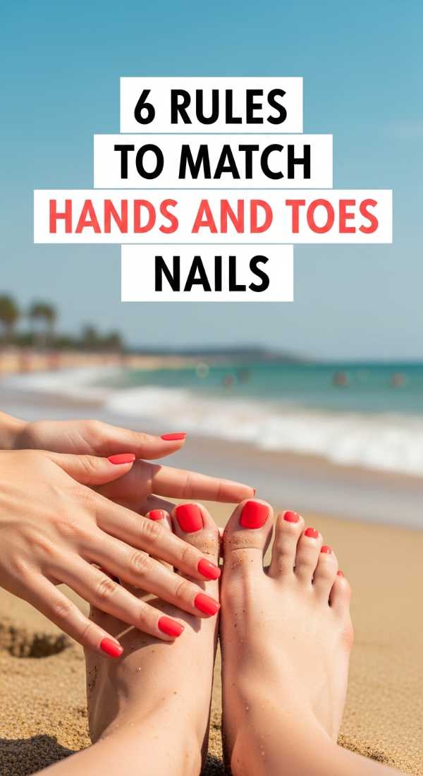 Chrome & Coastal: Mastering the Hottest Nail Art of Summer 2026 6 Rules To Match Hands And Toes Nails 6a0599babf4f0