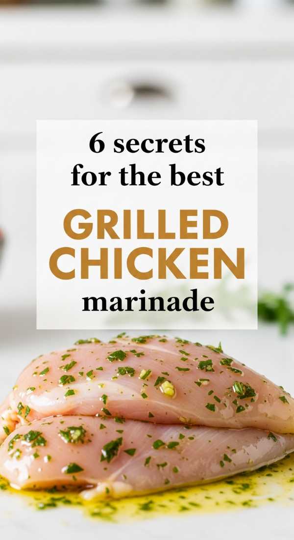 6 Secrets For The Best Grilled Chicken Marinade 6a001624c719e