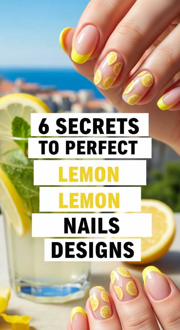 Nail Art of the Future: Your Complete 2026 Seasonal Tutorial Guide 6 Secrets To Perfect Lemon Nails Designs 6a0595d7e5210