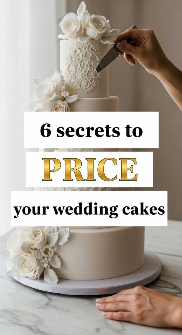 6 Secrets To Price Your Wedding Cakes 6a0170bc808ae